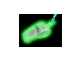 Glow in the dark whistle